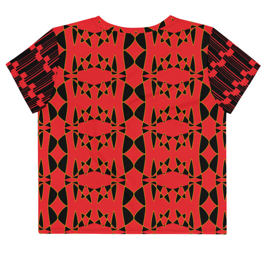 Origen Destination |On-Arrival Point of Origen Symbol-inspired Crop Tee