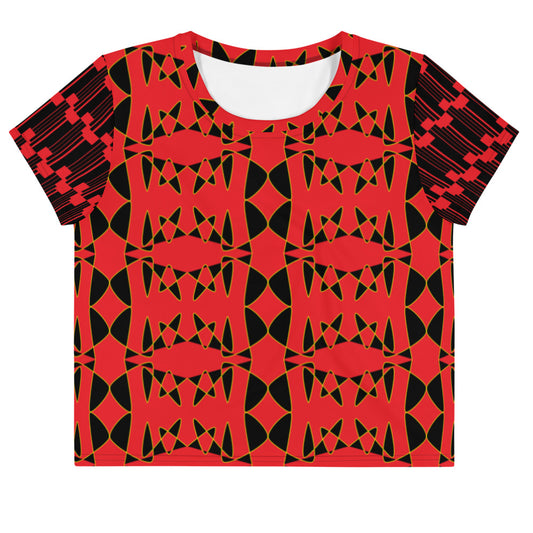 Origen Destination |On-Arrival Point of Origen Symbol-inspired Crop Tee