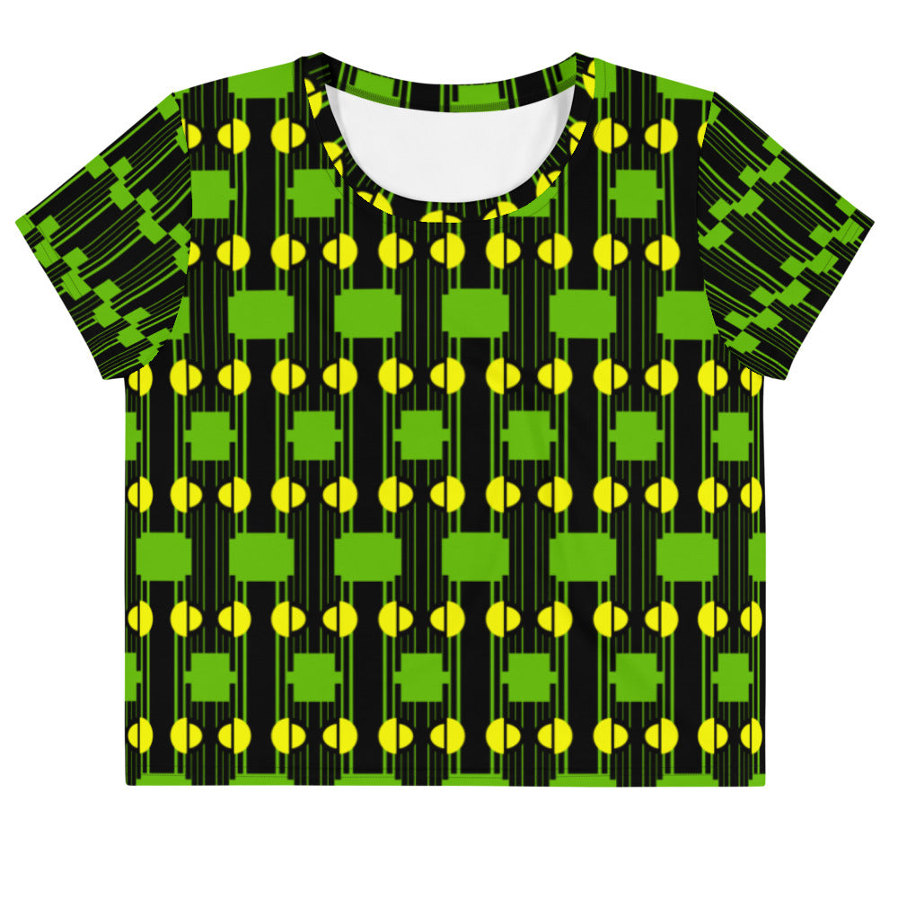 Origen Destination |On-Arrival Point of Origen Symbol-inspired Crop Tee