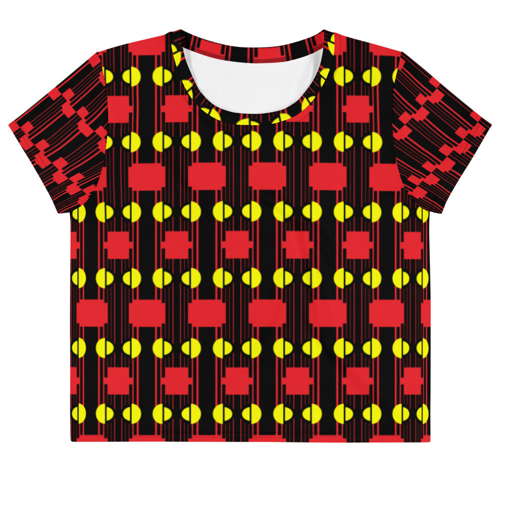 Origen Destination |On-Arrival Point of Origen Symbol-inspired Crop Tee