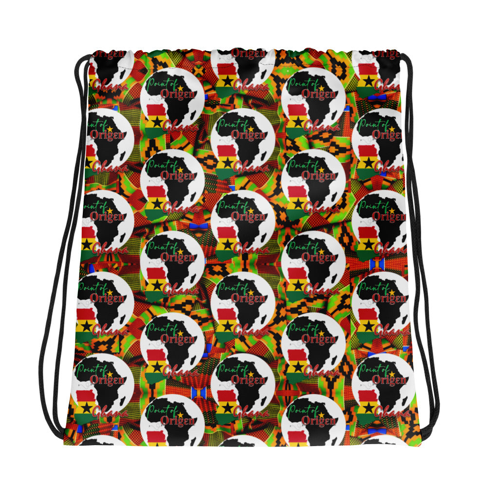 Origen Destination |On-Arrival Point of Origen Ghana Drawstring bag