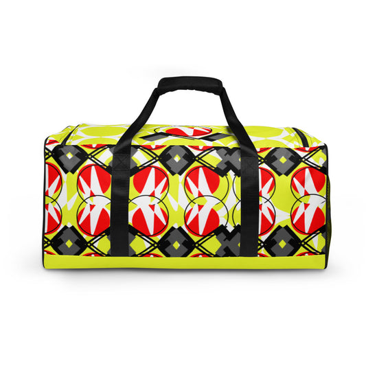 Origen Destination |On-Arrival Point of Origen Symbol-inspired Duffle bag (Yllw)