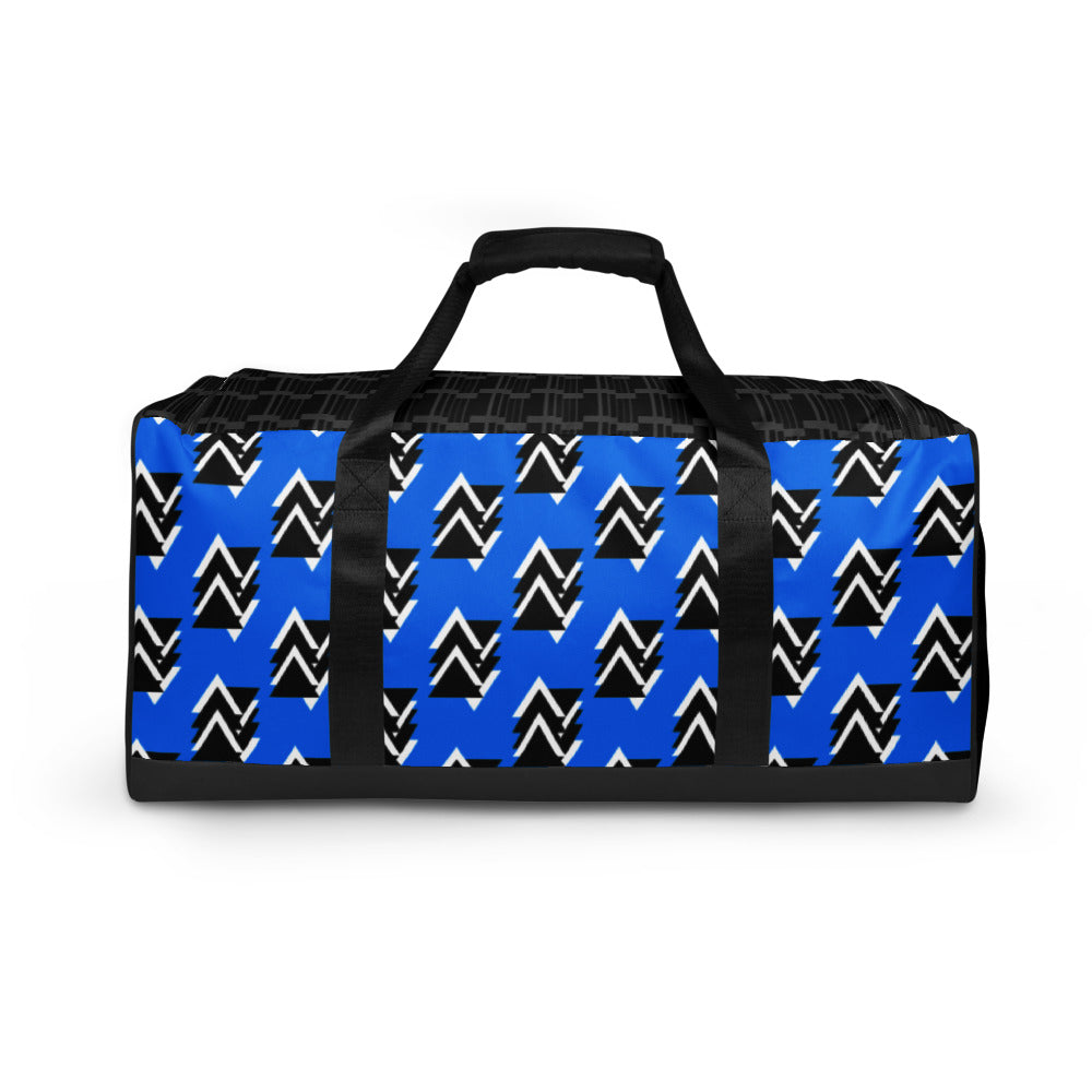 Origen Destination |On-Arrival Point of Origen Symbol-inspired High-Blue Duffle bag