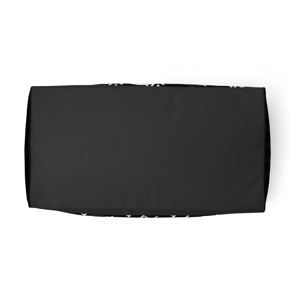 Origen Destination |On-Arrival Point of Origen Symbol-inspired Black Duffle bag