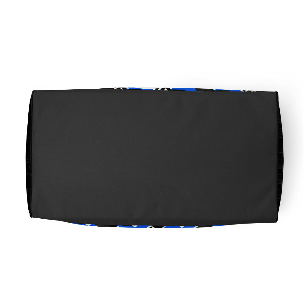 Origen Destination |On-Arrival Point of Origen Symbol-inspired High-Blue Duffle bag