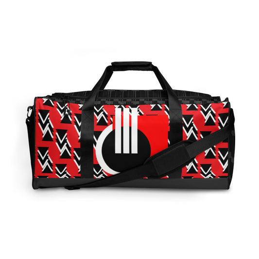 Origen Destination |On-Arrival Point of Origen Symbol-inspired Duffle bag (Red)