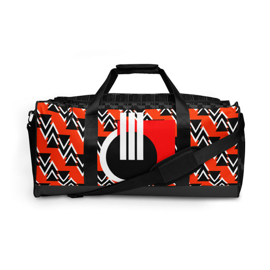Origen Destination |On-Arrival Point of Origen Symbol-inspired Duffle bag (Orng)