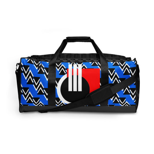 Origen Destination |On-Arrival Point of Origen Symbol-inspired High-Blue Duffle bag