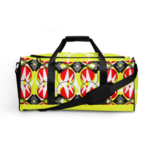 Origen Destination |On-Arrival Point of Origen Symbol-inspired Duffle bag (Yllw)