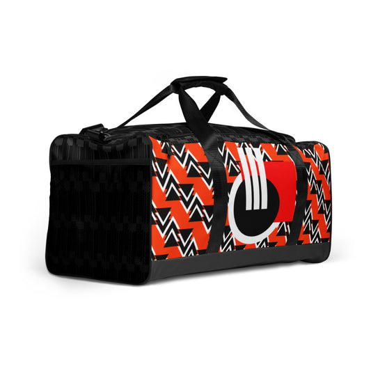 Origen Destination |On-Arrival Point of Origen Symbol-inspired Duffle bag (Orng)