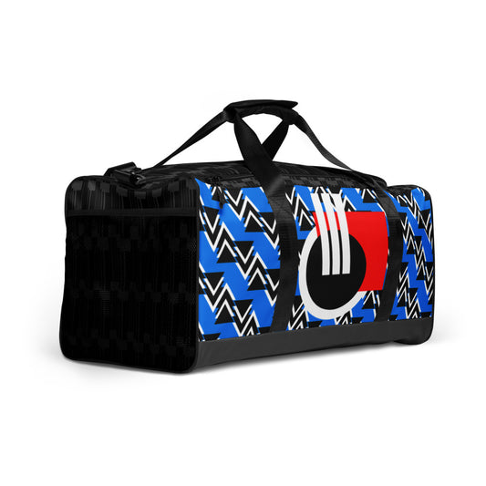 Origen Destination |On-Arrival Point of Origen Symbol-inspired High-Blue Duffle bag