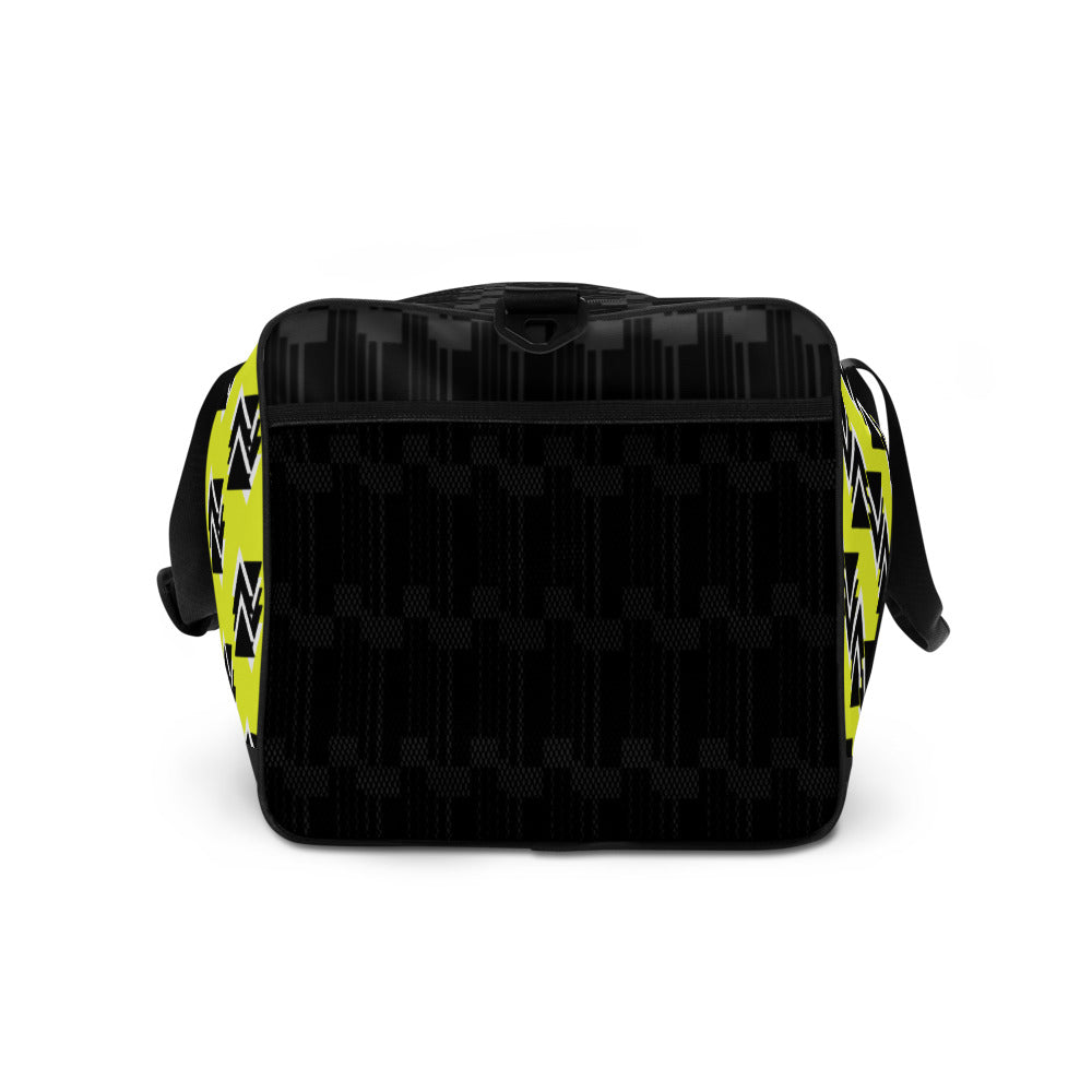 Origen Destination |On-Arrival Point of Origen Symbol-inspired Yellow Duffle bag