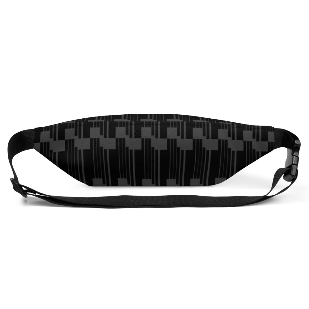 Origen Destination |On-Arrival Point of Origen Symbol-inspired Gray shoulder/waist bag