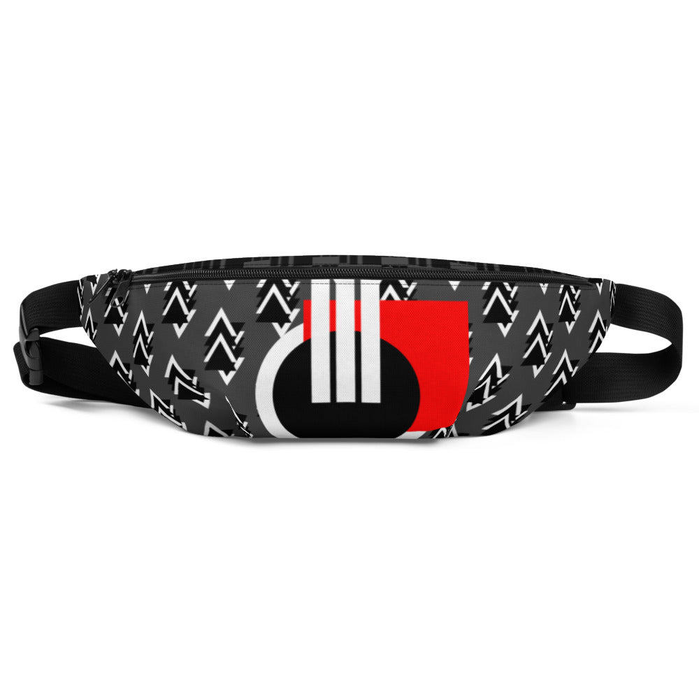 Origen Destination |On-Arrival Point of Origen Symbol-inspired Gray shoulder/waist bag