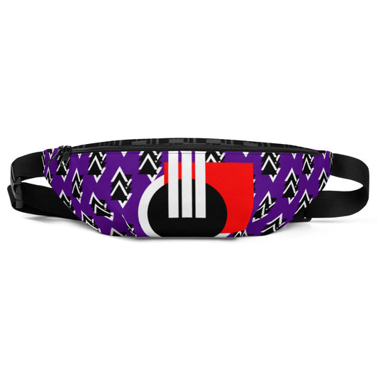 Origen Destination |On-Arrival Point of Origen Symbol-inspired Purple shoulder/waist bag