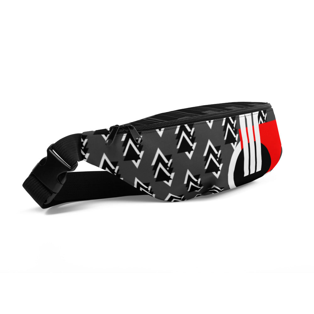 Origen Destination |On-Arrival Point of Origen Symbol-inspired Gray shoulder/waist bag