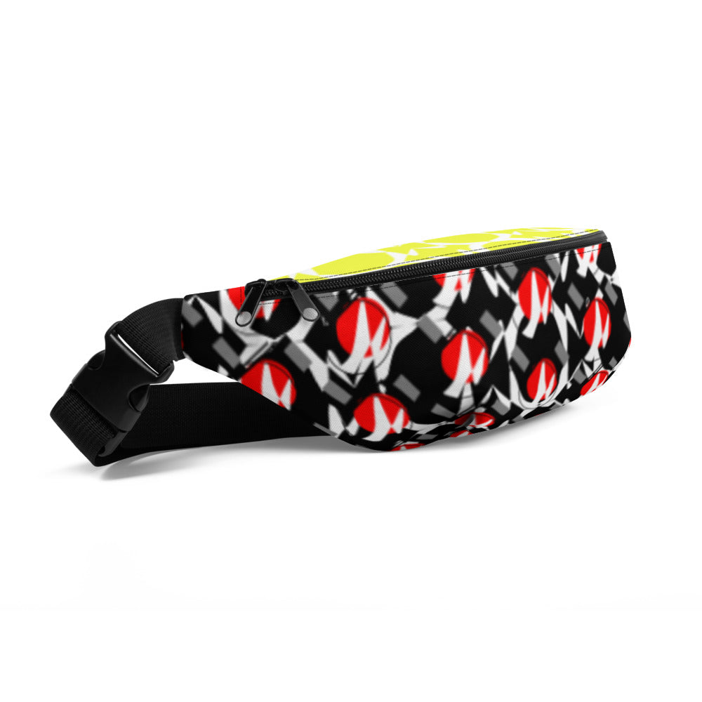 Origen Destination |On-Arrival Point of Origen Symbol-inspired Yellow/Black shoulder/waist bag