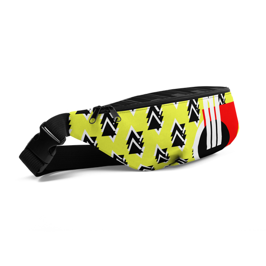 Origen Destination |On-Arrival Point of Origen Symbol-inspired Yellow shoulder/waist bag