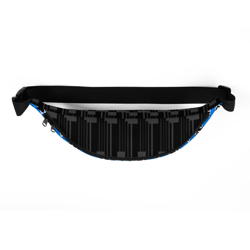 Origen Destination |On-Arrival Point of Origen Symbol-inspired Turquoise shoulder/waist bag