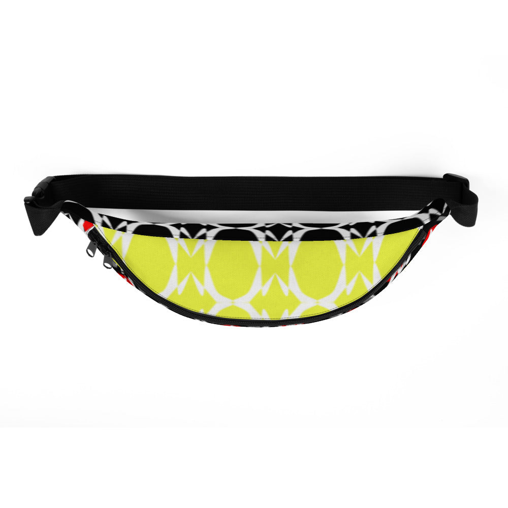 Origen Destination |On-Arrival Point of Origen Symbol-inspired Yellow/Black shoulder/waist bag