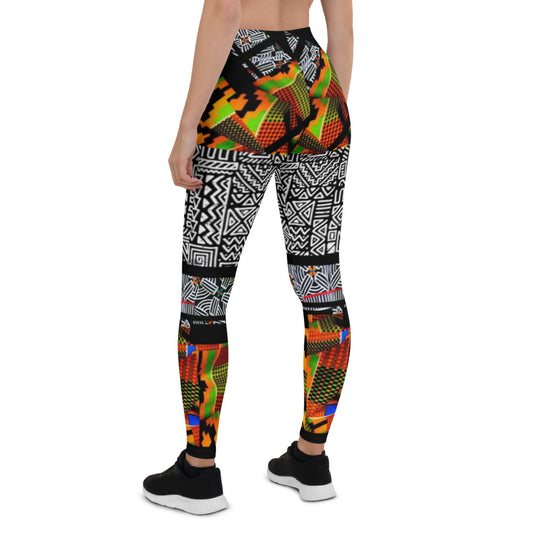 Origen Destination |On-Arrival Point of Origen African Symbol-inspired Women’s Leggings