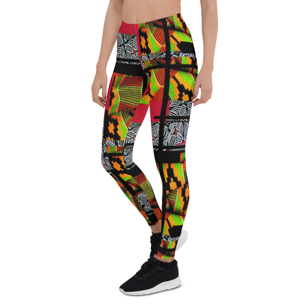 Origen Destination | On-Arrival Point of Origen African Symbol- inspired Leggings