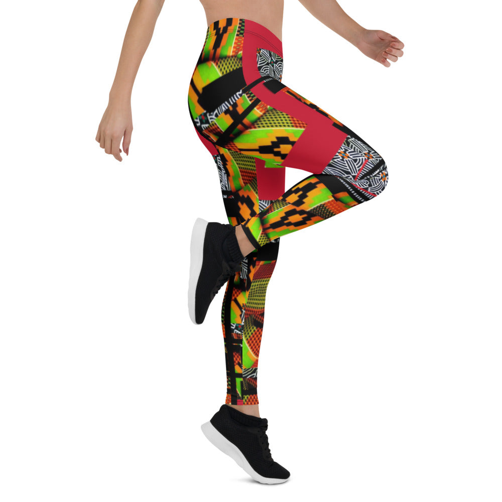 Origen Destination | On-Arrival Point of Origen African Symbol- inspired Leggings