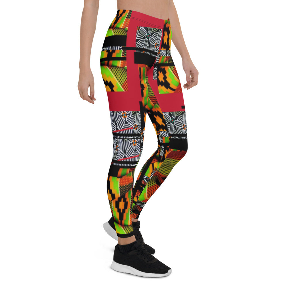 Origen Destination | On-Arrival Point of Origen African Symbol- inspired Leggings