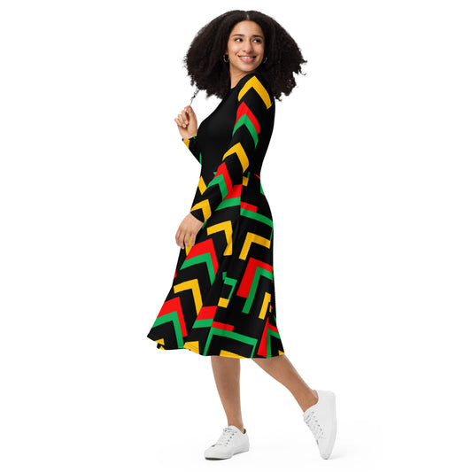 Origen Designation Women's Long-sleeve Midi dress