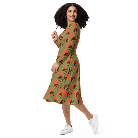 Origen Designation Women's Long-sleeve Midi dress