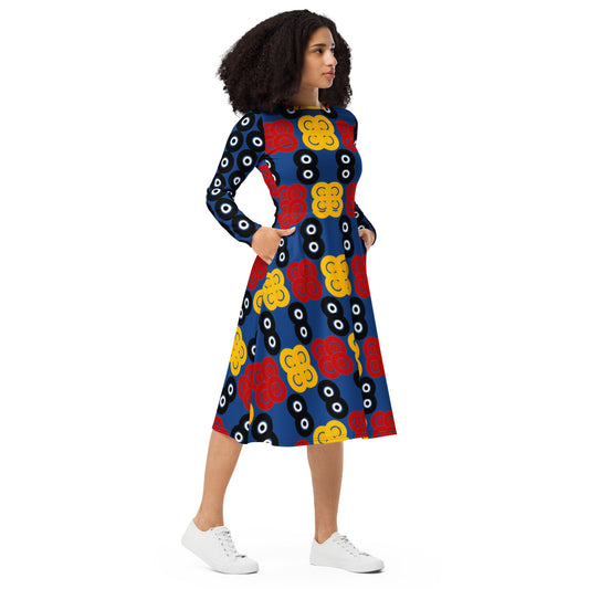 Origen Designation Women's Long-sleeve Midi dress