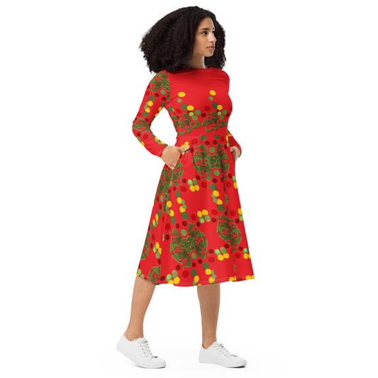 Origen Designation Women's Long-sleeve Midi dress