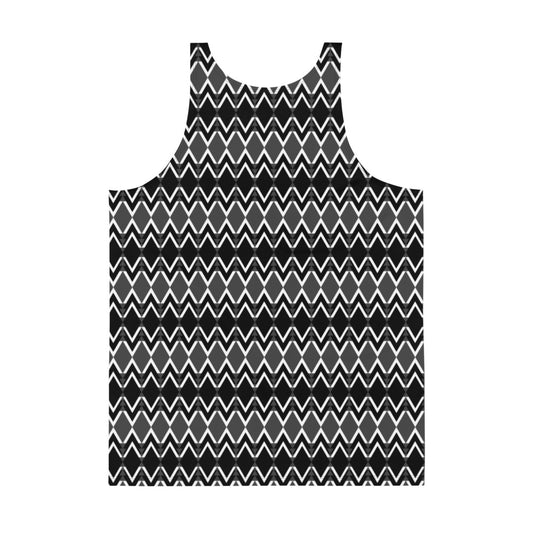 Origen Destination |On-Arrival Point of Origen Symbol-inspired Gray Unisex Tank Top