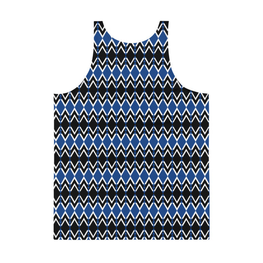 Origen Destination |On-Arrival Point of Origen Symbol-inspired Blue Unisex Tank Top