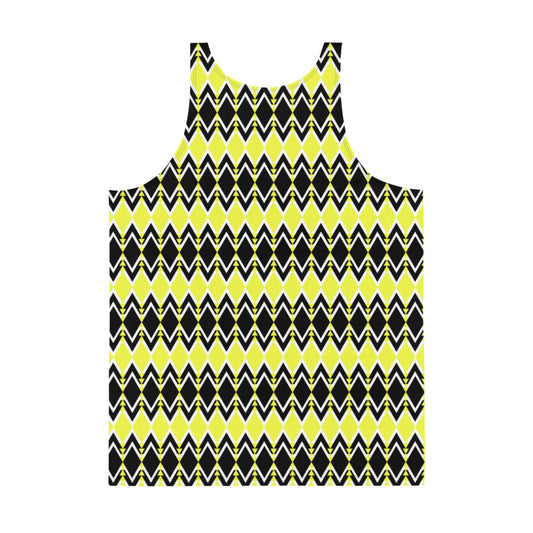 Origen Destination |On-Arrival Point of Origen Symbol-inspired Yellow Unisex Tank Top