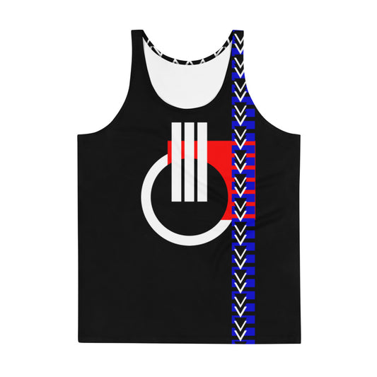 Origen Destination |On-Arrival Point of Origen Symbol-inspired Unisex Black Tank Top