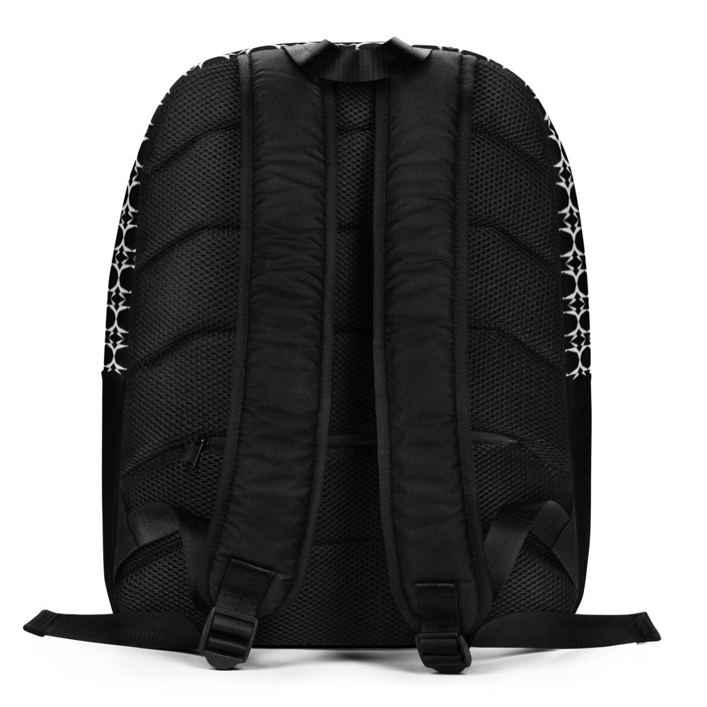Origen Destination |On-Arrival Point of Origen Symbol-inspired Minimalist Turquoise Backpack