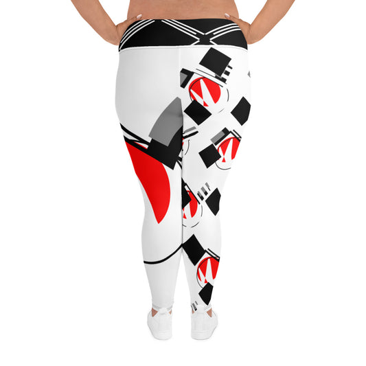 Origen Destination |On-Arrival Point of Origen Symbol-inspired Women’s White Leggings