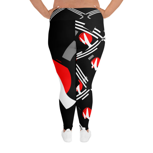 Origen Destination |On-Arrival Point of Origen Symbol-inspired Women's Black Leggings