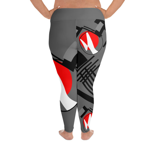 Origen Destination |On-Arrival Point of Origen Symbol-inspired Women's Gray Leggings