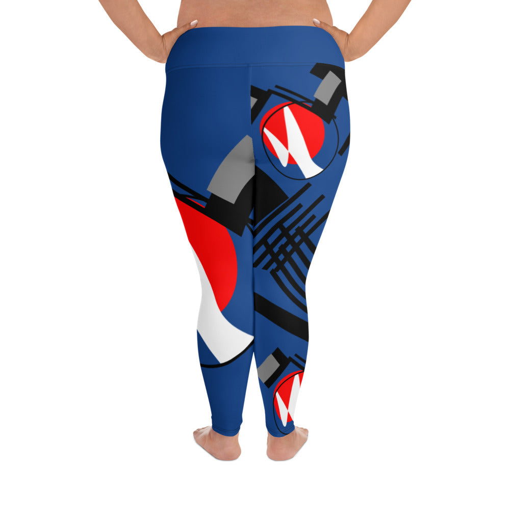 Origen Destination | On-Arrival Point Symbol-inspired Full-figured Women's Leggings