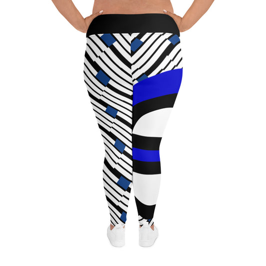 Origen Destination |On-Arrival Point of Origen Blu-light  Full-figured Leggings