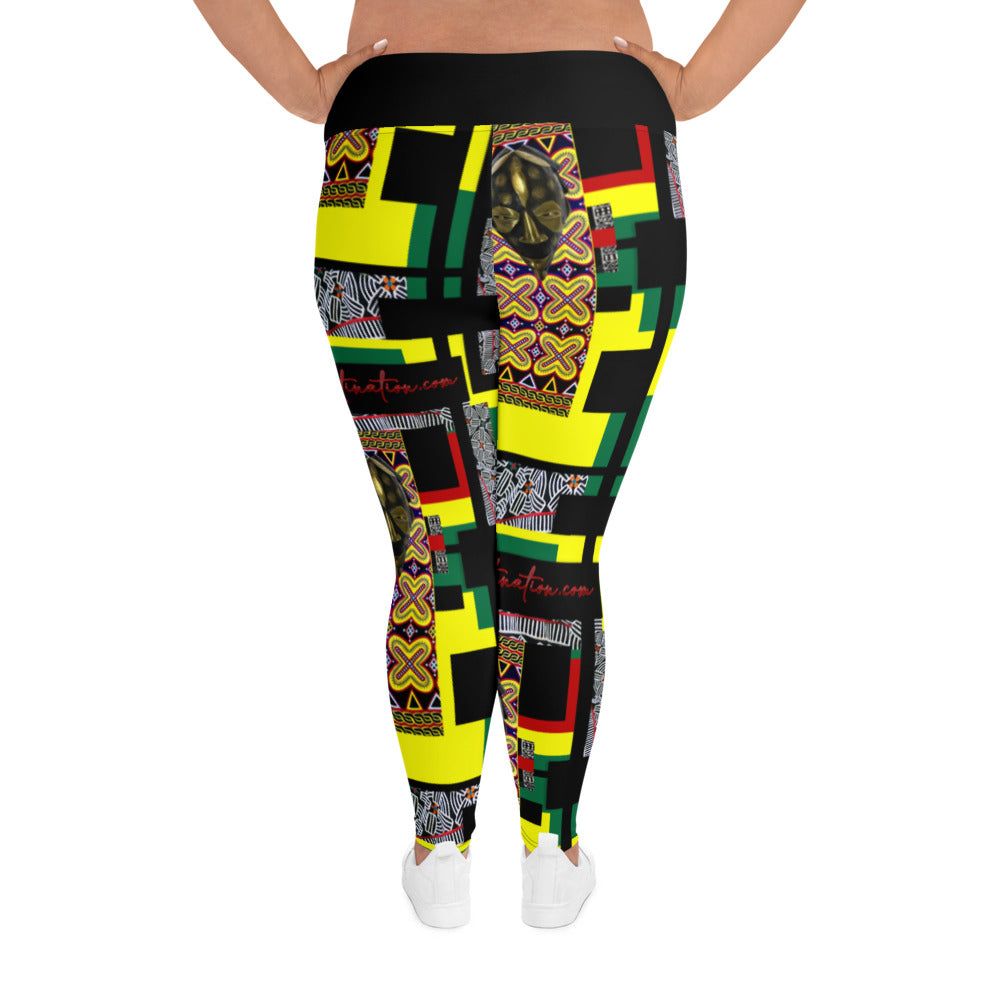Origen Destination |On-Arrival Point of Origen African Symbol-inspired Women's Leggings