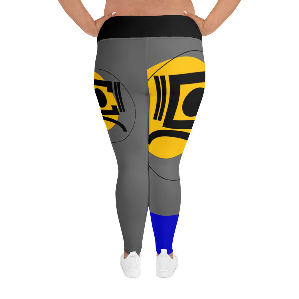 Origen Destination |On-Arrival Pont of Origen Signature  Women's Full-figured Grey/Blue Leggings