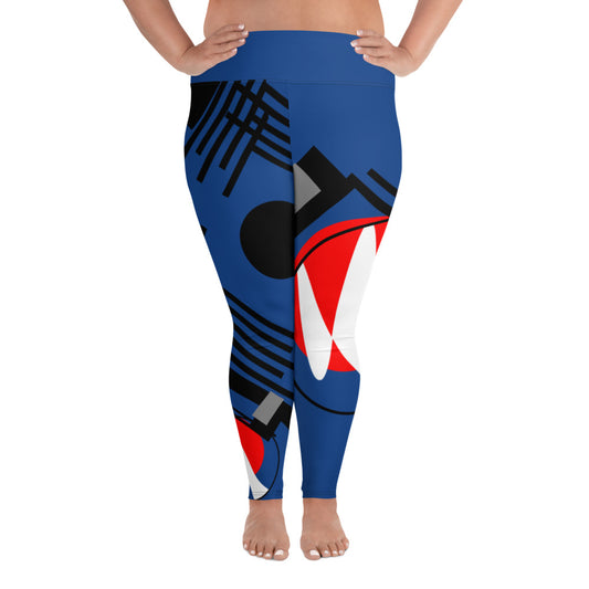 Origen Destination | On-Arrival Point Symbol-inspired Full-figured Women's Leggings