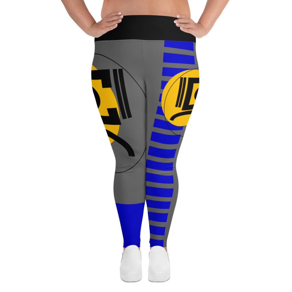 Origen Destination |On-Arrival Pont of Origen Signature  Women's Full-figured Grey/Blue Leggings