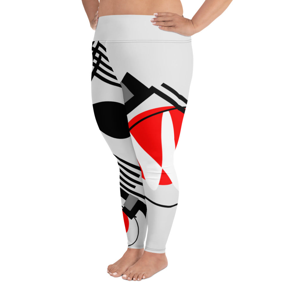 Origen Destination |On-Arrival Point of Origen Symbol-inspired Women's White Leggings