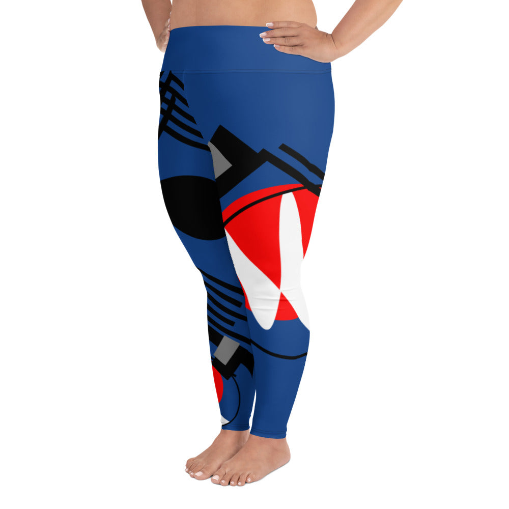 Origen Destination | On-Arrival Point Symbol-inspired Full-figured Women's Leggings