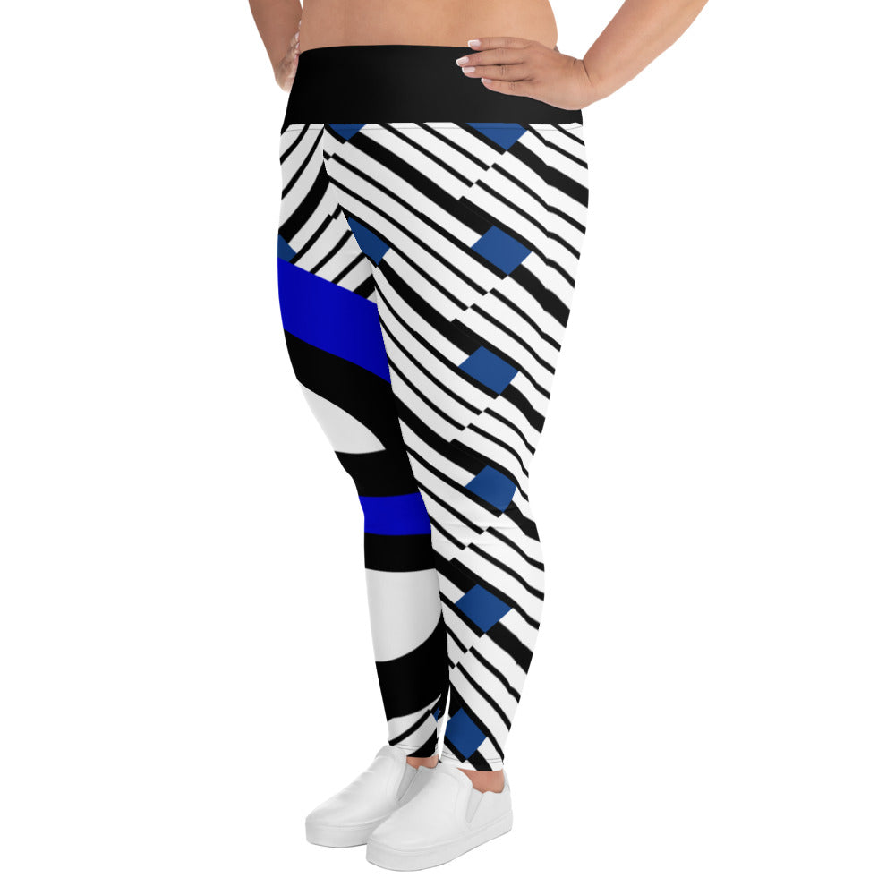Origen Destination |On-Arrival Point of Origen Blu-light  Full-figured Leggings