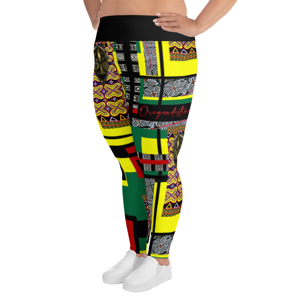 Origen Destination |On-Arrival Point of Origen African Symbol-inspired Women's Leggings